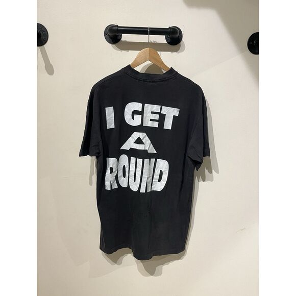 Vintage 2pac I Get Around Black T Shirt Size XL - Picture 4 of 9